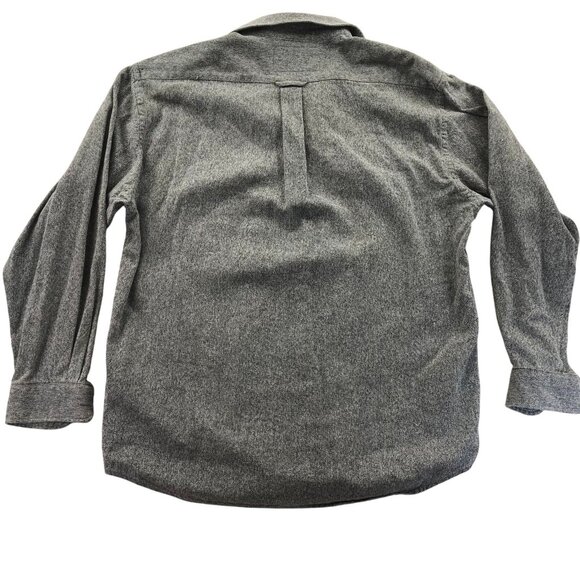 Classic Mens Shirt Size XL Gray Long Sleeve Button-Up Casual Classic Cotton - Picture 2 of 11